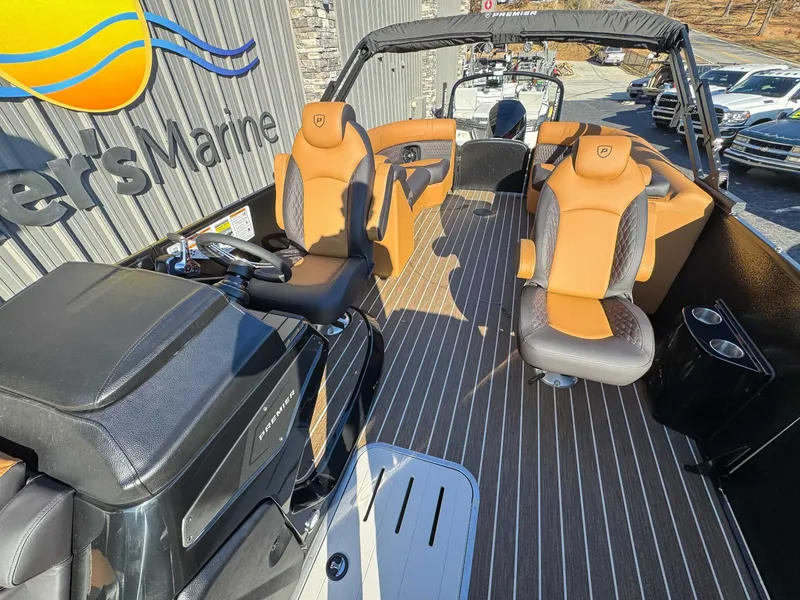 Slide: The Image of Interior of 2026 Premier Solaris 230 RF (28 PTX) with luxurious seating. - 13