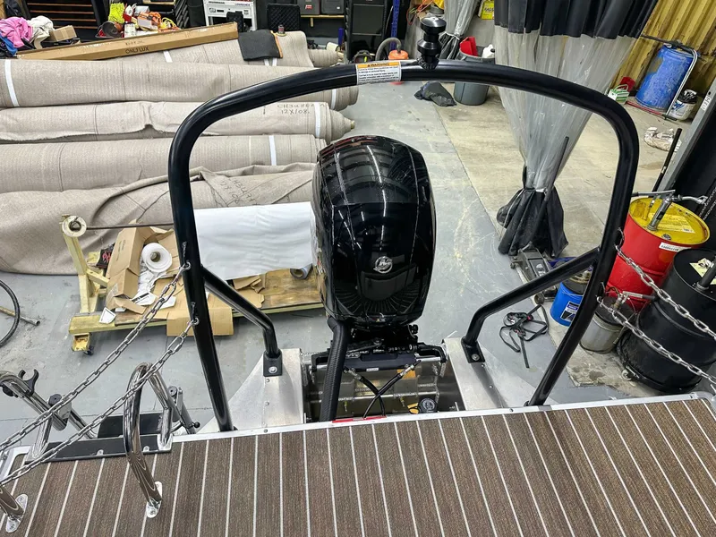 Slide: The Image of Premier Sunscape 220 RL 2026 with engine in workshop. - 18