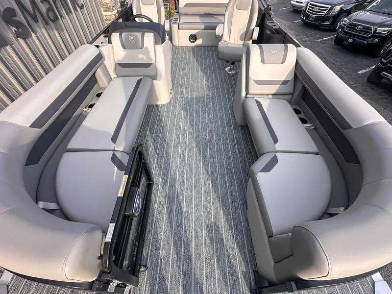 Slide: The Image of Interior of Premier Sunscape 220 RL (25 PTX) pontoon boat, year 2026. - 10