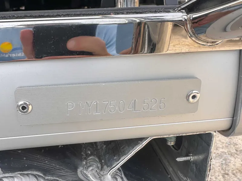 Slide: The Image of Serial number plate of a 2026 Premier Sunscape 220 RL (25 PTX). - 16