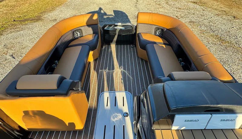 Slide: The Image of Interior of 2026 Premier Solaris 250 RL (28 PTX) with luxurious seating. - 10