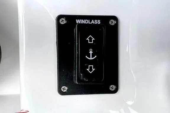 Slide: The Image of Windlass control panel on 2023 Fountain 38 Tournament Edition boat. - 24