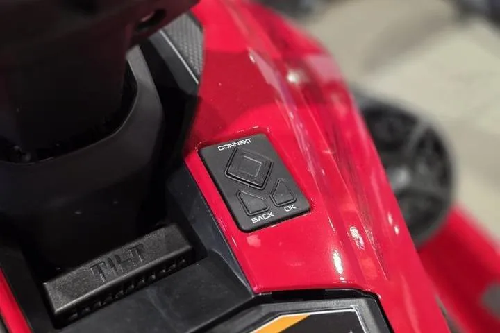 Slide: The Image of 2026 Yamaha WaveRunner GP SVHO dashboard with control buttons, featuring a sleek red design. - 16