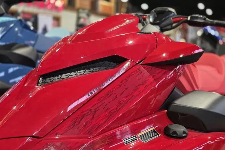 Slide: The Image of 2026 Yamaha WaveRunner GP SVHO in vibrant red, showcasing sleek design and advanced features. - 2