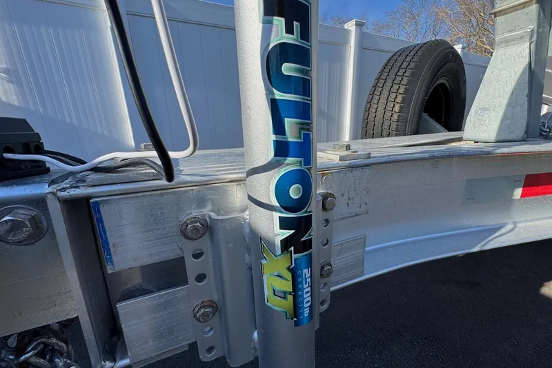 Slide: The Image of Trailer with Fulton XLT 2500 lb capacity winch, Blackfin 252 DC, 2021 model. - 42