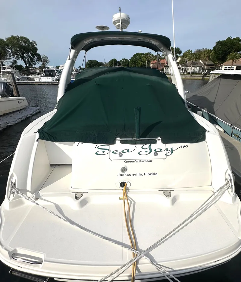 Slide: The Image of 2003 Sea Ray 340 Sundancer docked in Jacksonville, Florida. - 7