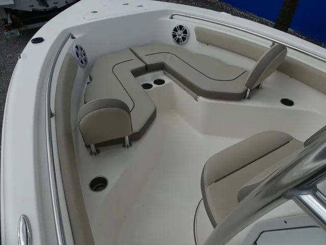 Slide: The Image of Interior view of 2021 Key West 203 FS boat. - 12