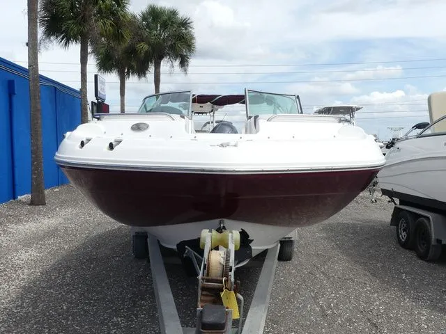 Slide: The Image of 2019 Hurricane SD 2200 OB boat on trailer - 2