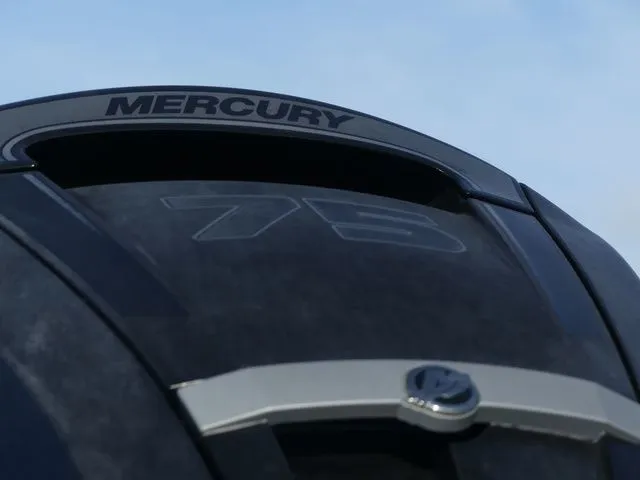 Slide: The Image of Mercury 75 HP outboard motor on 2017 Bayliner Element E16. - 10
