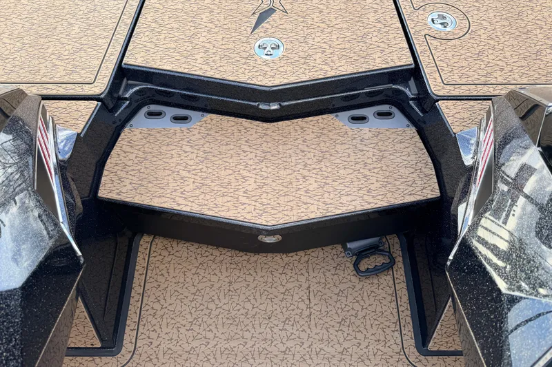 Slide: The Image of 2026 Vexus VXs21 boat deck with textured flooring and storage compartments. - 18