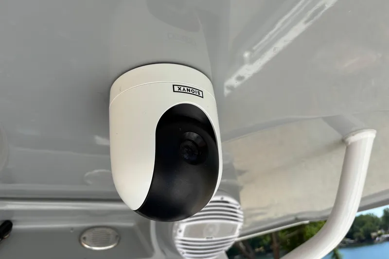 Slide: The Image of Security camera on 2024 Sea Pro 322 Offshore boat ceiling. - 25