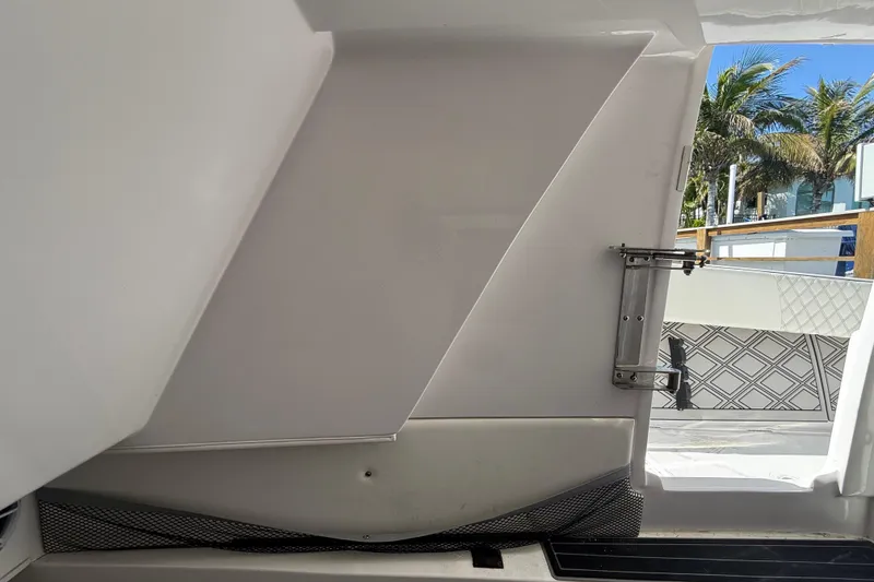 Slide: The Image of Interior view of a 2020 Streamline 45 boat, showcasing sleek design and modern fittings. - 85