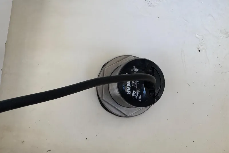 Slide: The Image of Boat bilge area with wiring, Robalo 266 Cayman 2022 model. - 104