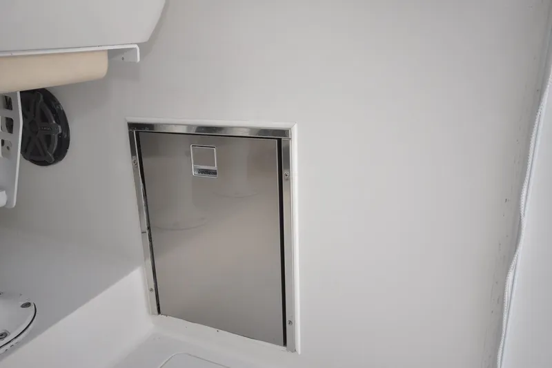 Slide: The Image of Stainless steel hatch on 2009 Intrepid 430 Sport Yacht interior. - 20