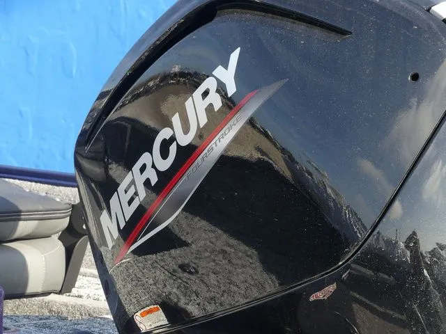 Slide: The Image of Mercury outboard motor on Tracker Pro Guide V-16 SC, 2026 model. - 9