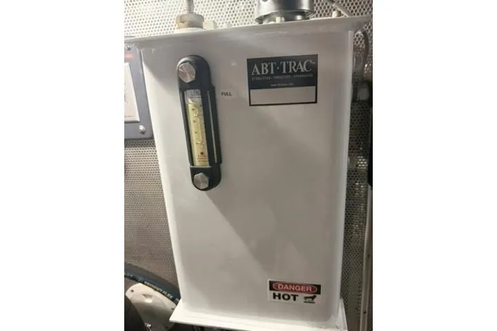 Slide: The Image of ABT-TRAC hydraulic system in a 2001 Nordhavn 40 boat engine room. - 20