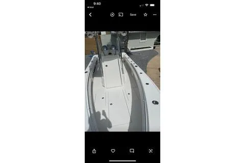 Slide: The Image of 2012 Contender 25 Tournament boat deck, showcasing spacious and clean design. - 3