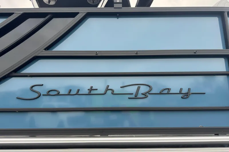 Slide: The Image of 2026 South Bay S222E logo on a sleek blue background. - 7