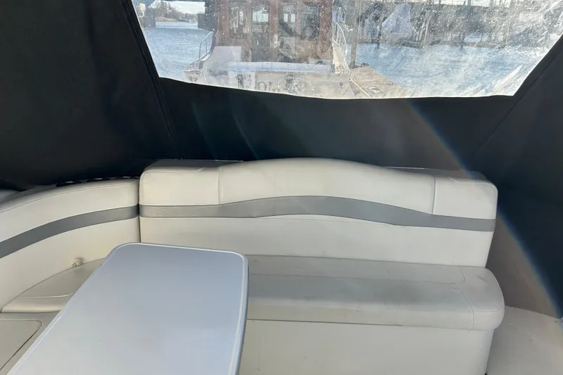 Slide: The Image of Interior of 2005 Formula 40 Performance Cruiser with seating and table. - 3