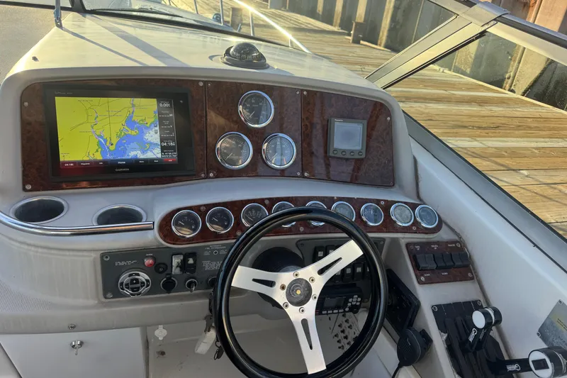 Slide: The Image of Dashboard of a 2003 Formula 400 Super Sport boat with navigation system. - 7
