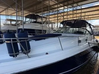 The Image of 2005 Sea Ray 340 Sundancer in covered marina. - 0