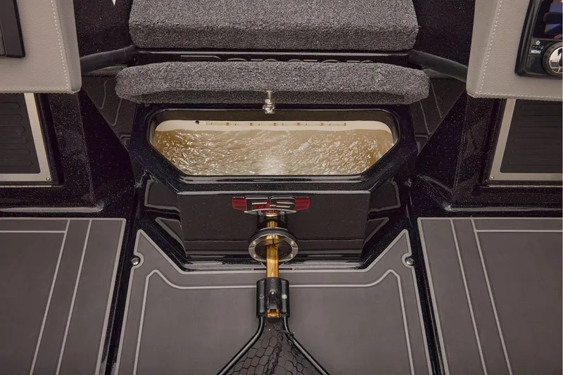 Slide: The Image of Manufacturer Provided Image: 2026 Ranger 620xFS Pro boat interior with livewell and storage compartments. - 52