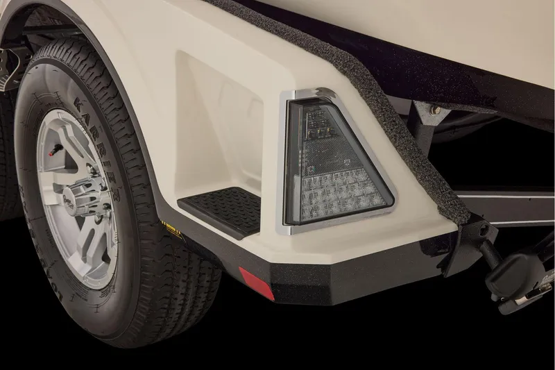 Slide: The Image of Manufacturer Provided Image: 2026 Ranger 620xFS Pro trailer with Karr tires and modern tail light design. - 91