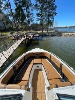 Slide: The Image of Chaparral 287 SSX 2022 at lakeside with dock. - 3