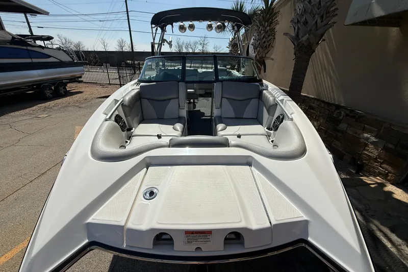 Slide: The Image of 2016 MasterCraft X46 boat with spacious seating and sleek design. - 3