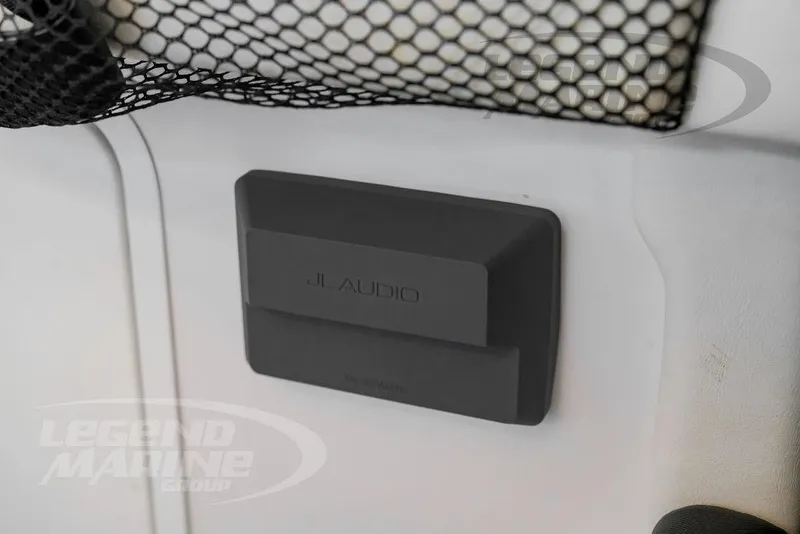 Slide: The Image of 2023 Nor-Tech 390 Sport Center Console electrical panel with wiring and components. - 77