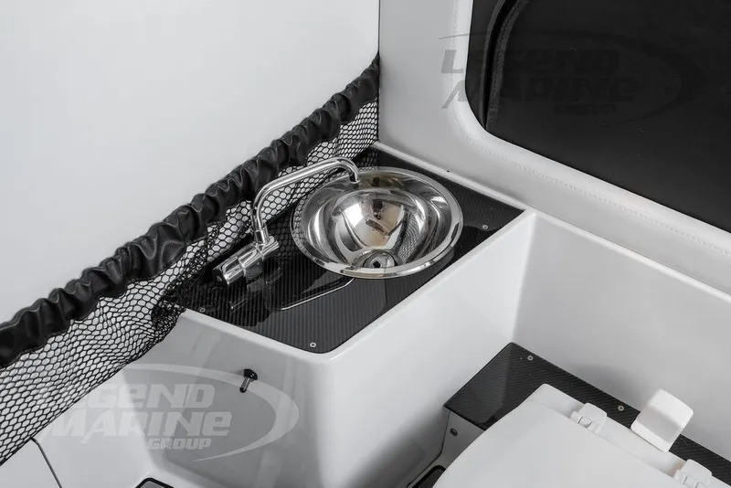 Slide: The Image of 2023 Nor-Tech 390 Sport Center Console boat with sleek design at Legend Marine Group. - 83