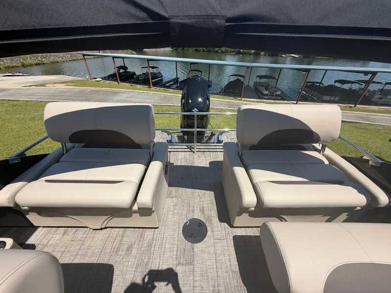 Slide: The Image of Bentley Pontoons Legacy 240 Quad 2026 - 2