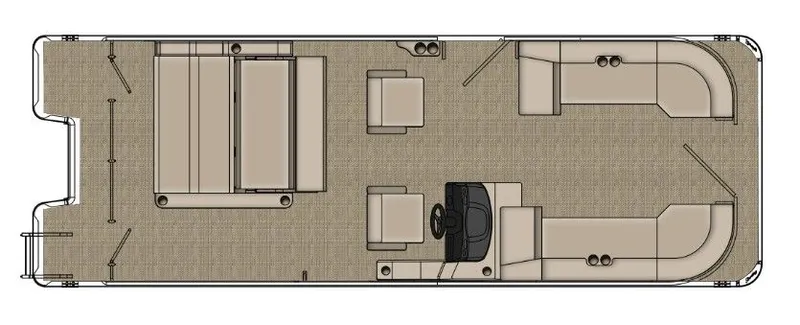 Slide: The Image of Bentley Pontoons Legacy 240 Swingback 2026 - 9