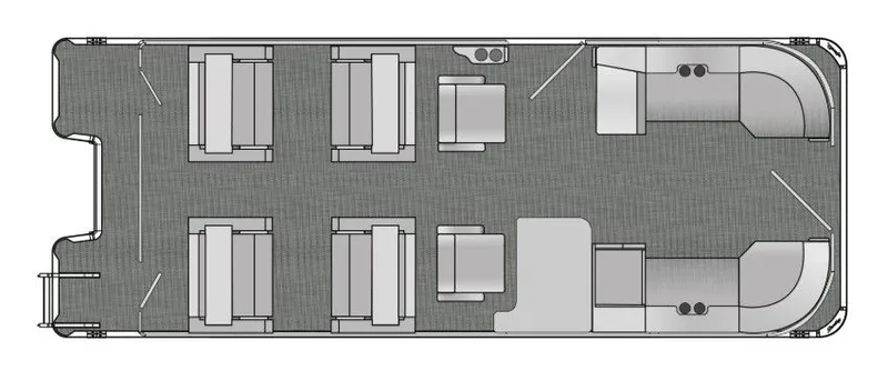 Slide: The Image of Bentley Pontoons Legacy Quad Swing Back 223 2026 - 2