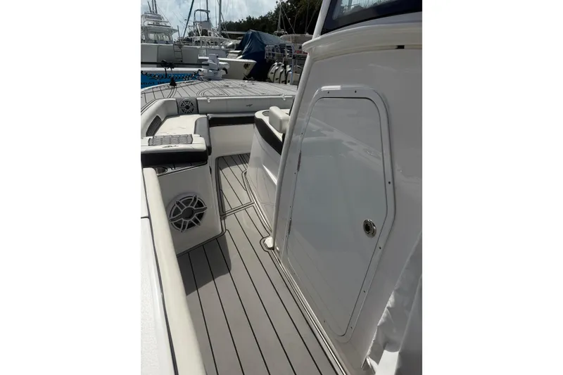 Slide: The Image of 2024 Tidewater 3100 Carolina Bay boat interior with sleek design and modern features. - 20