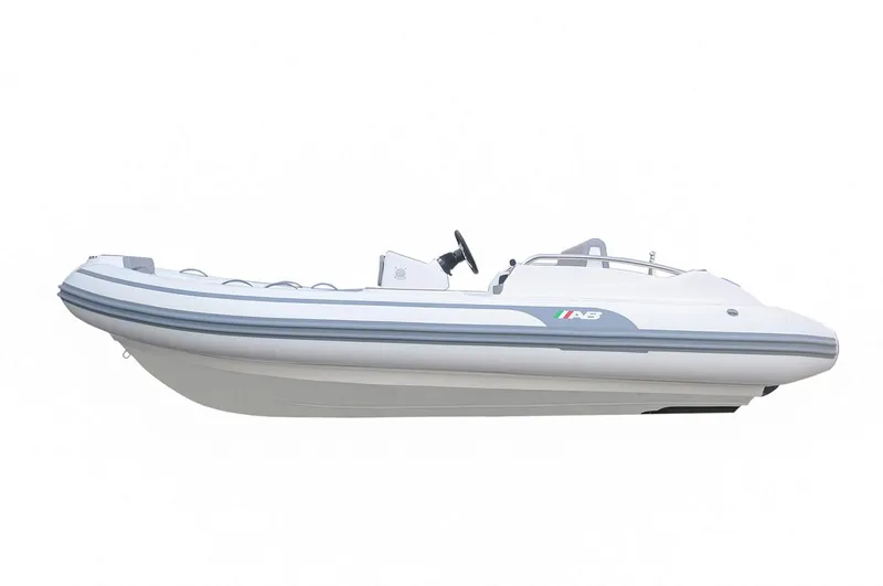 Slide: The Image of Manufacturer Provided Image: 2026 AB Inflatables ABJET 465XP inflatable boat, side view. - 8