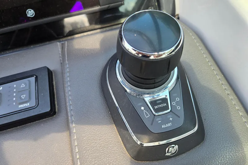 Slide: The Image of Control panel of a 2017 Formula 310 Sun Sport boat with Skyhook feature. - 42