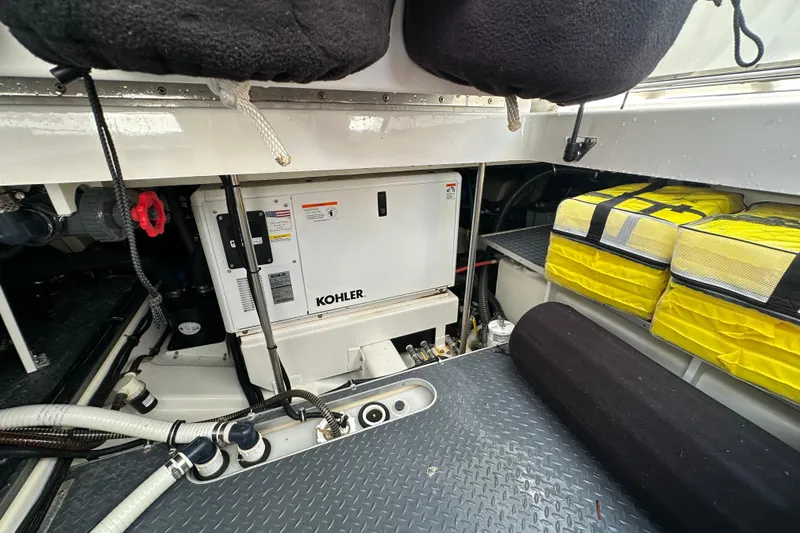 Slide: The Image of Engine room of 2023 Formula 430 All Sport Crossover with Kohler generator and equipment. - 37