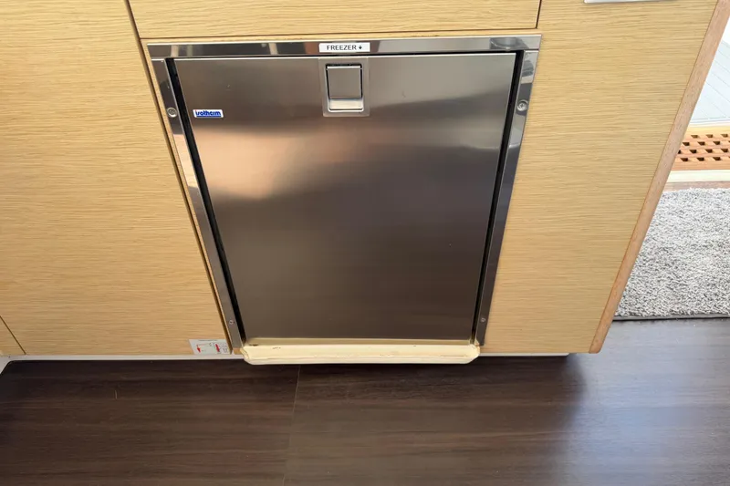 Slide: The Image of Stainless steel freezer in 2014 Outremer 45 yacht interior. - 37