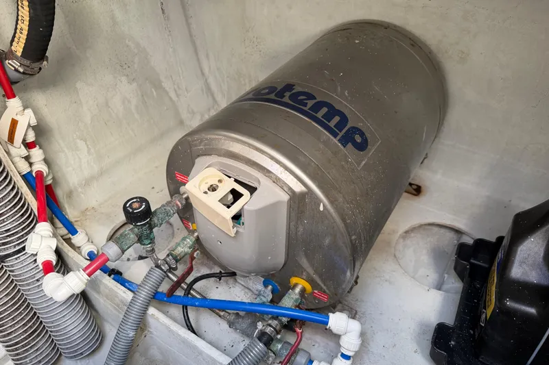 Slide: The Image of Control panel of a 2014 Outremer 45 catamaran with B&G and NavPod equipment. - 71