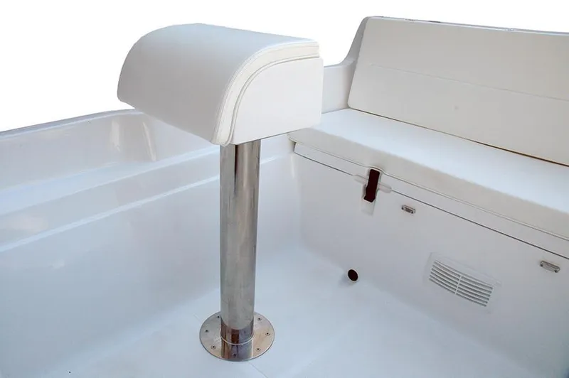 Slide: The Image of Manufacturer Provided Image: Interior of AB Inflatables Nautilus 19 DLX 2026 with white seating. - 3