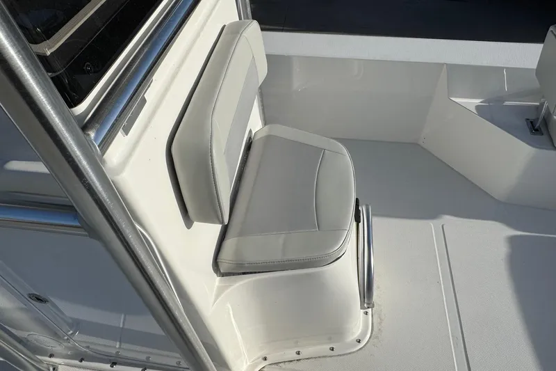 Slide: The Image of Seating area of Bay Rider 2460 FS Skiff 2026. - 7