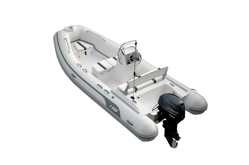 Slide: The Image of Manufacturer Provided Image: 2026 AB Inflatables Oceanus 15 VST inflatable boat with outboard motor. - 4