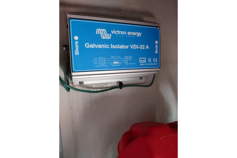 Slide: The Image of Galvanic isolator VDI-32 A on 2020 Outremer 51 yacht, Victron Energy. - 119