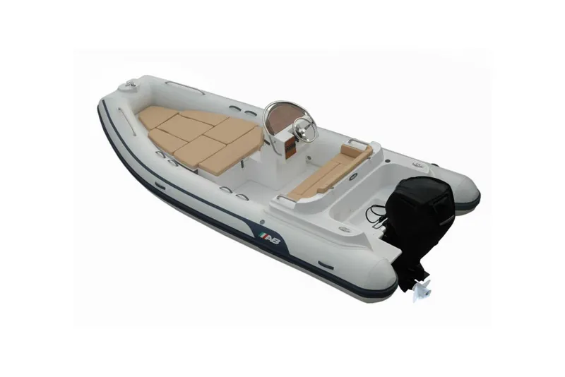 Slide: The Image of Manufacturer Provided Image: 2026 AB Inflatables Oceanus 17 VST inflatable boat with outboard motor. - 10