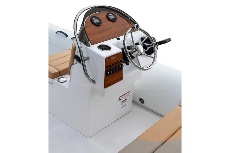 Slide: The Image of Manufacturer Provided Image: Steering console of AB Inflatables Oceanus 17 VST 2026. - 3