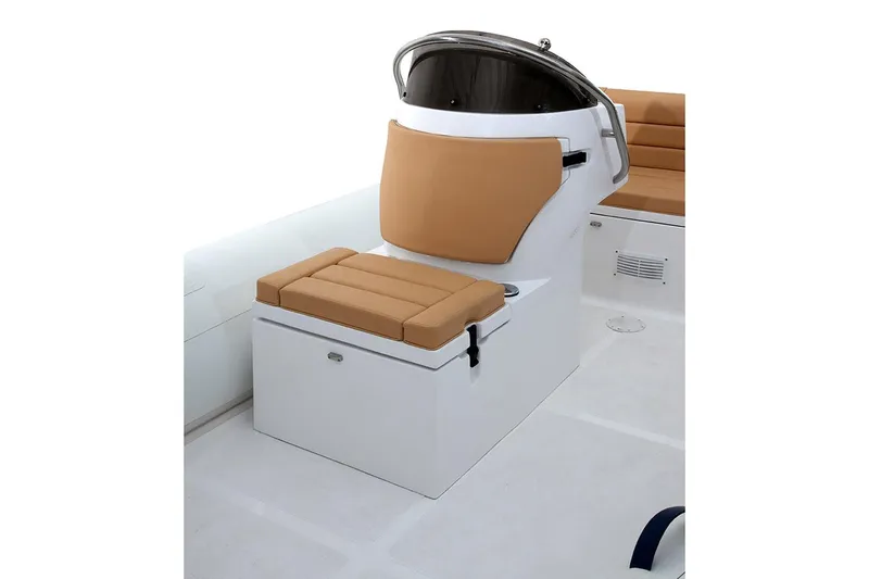 Slide: The Image of Manufacturer Provided Image: Interior view of AB Inflatables Oceanus 17 VST 2026 with beige seating. - 4