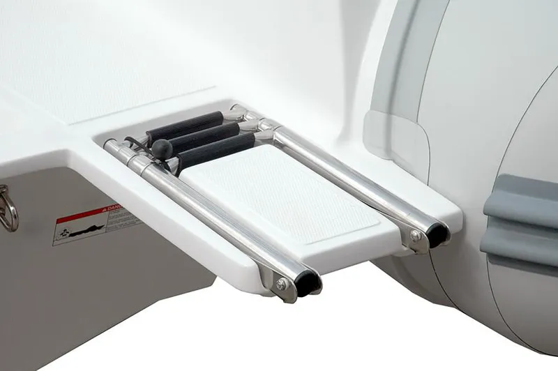 Slide: The Image of Manufacturer Provided Image: Telescopic ladder of AB Inflatables Oceanus 17 VST 2026. - 5