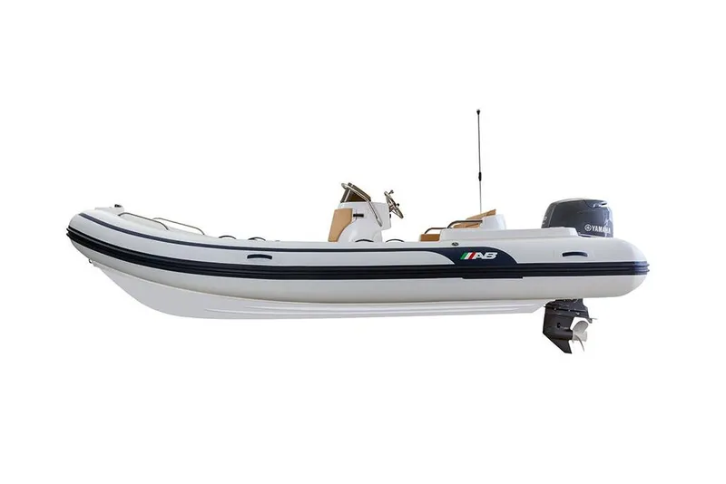 Slide: The Image of Manufacturer Provided Image: 2026 AB Inflatables Oceanus 17 VST inflatable boat, side view. - 6