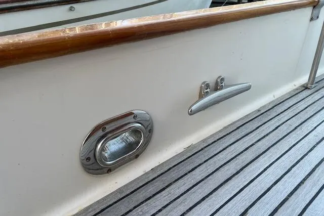 Slide: The Image of Hawse Hole and Cleat - 12